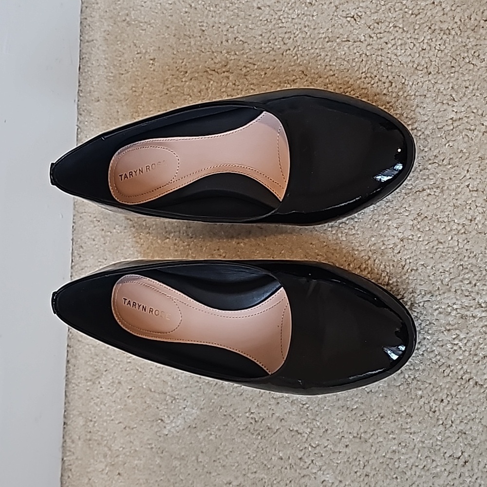Taryn Rose Black Patent Heels
